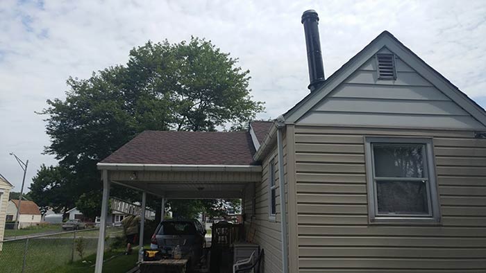 new roof installation